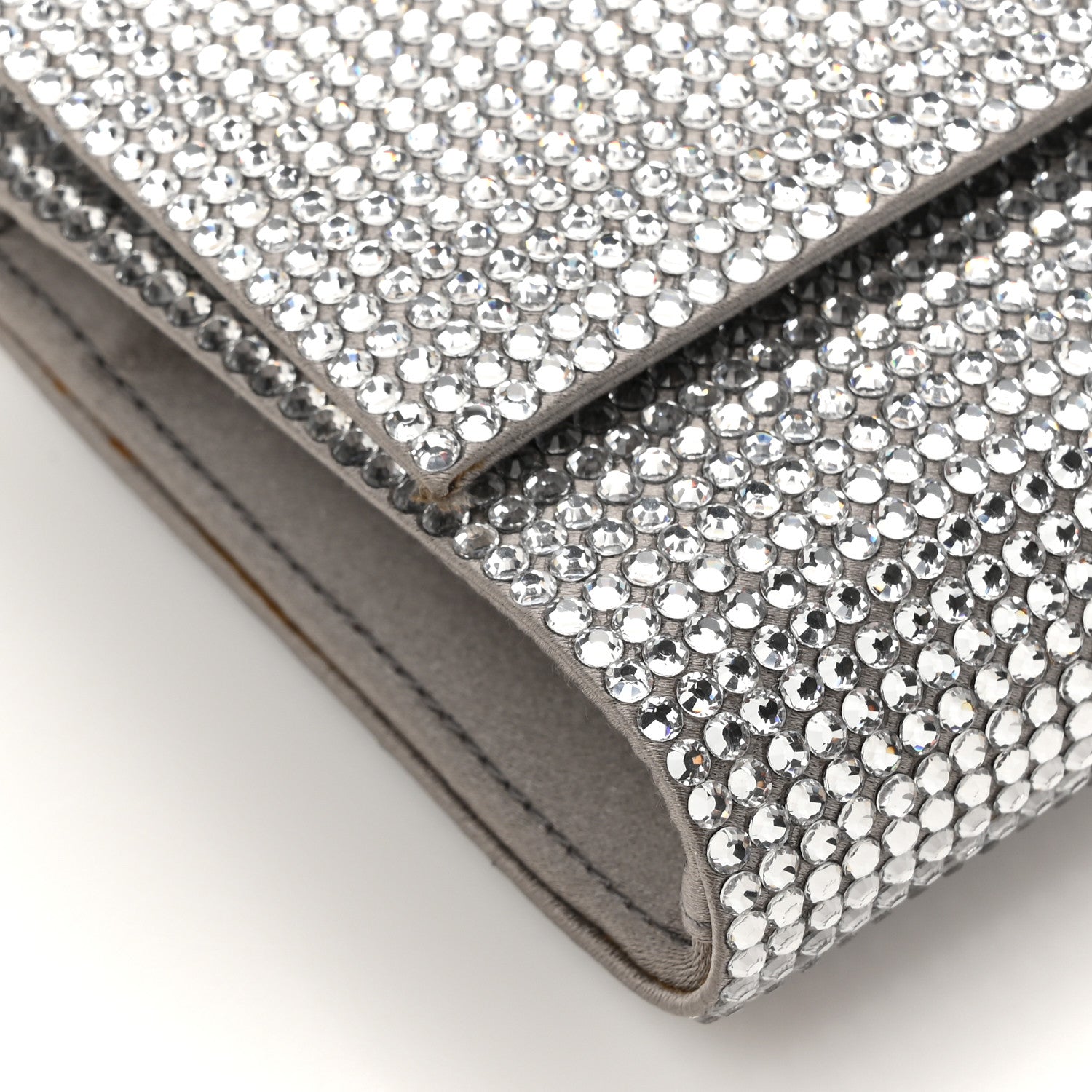 Judith Leiber Swarovski Crystal Ritz Fizz Clutch Champagne Silver 11 of 14