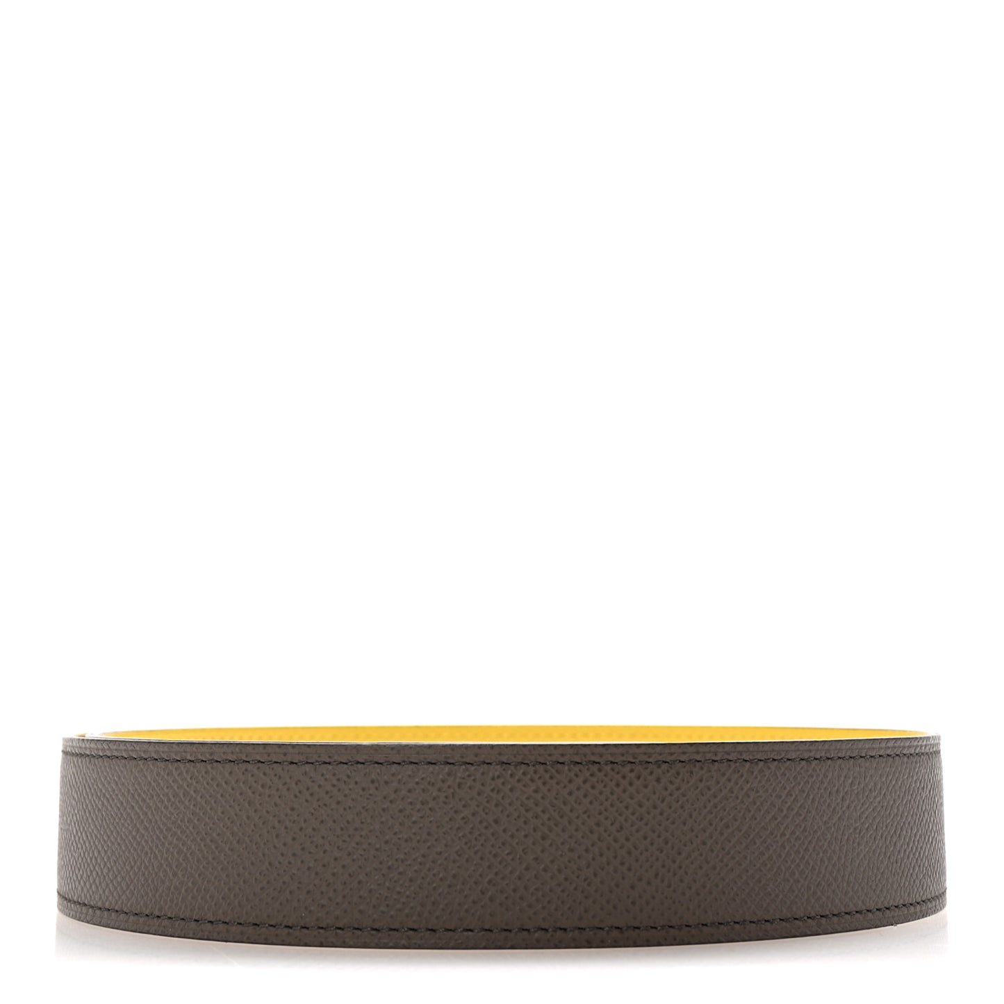 Epsom 32mm Belt Strap 75 30 Etain Jaune De Naples