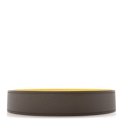 Hermes Epsom 32mm Belt Strap 75 30 Etain Jaune De Naples 2 of 6