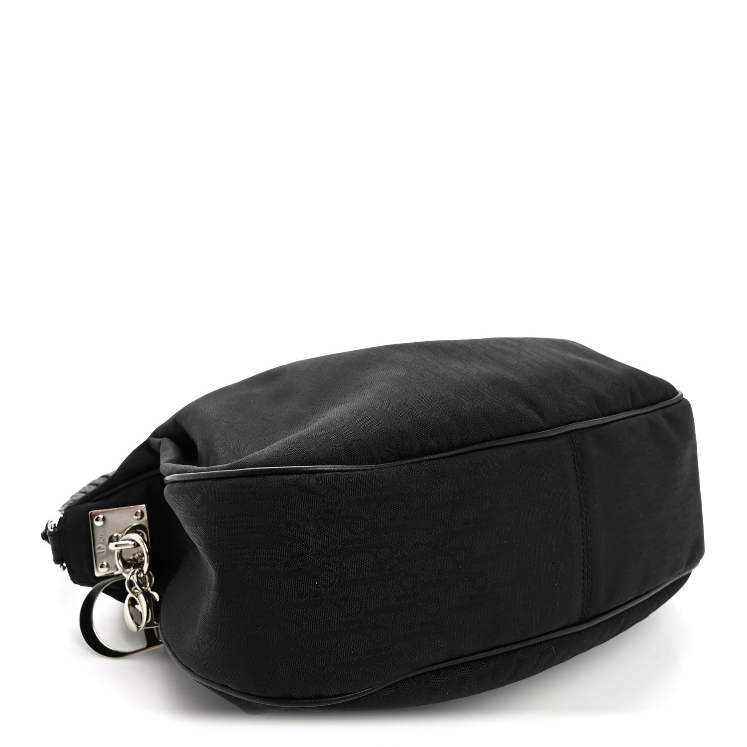 Christian Dior Nylon Monogram Lovely Hobo Black 3 of 10