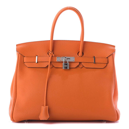 Hermes Togo Birkin 35 Orange 1 of 10