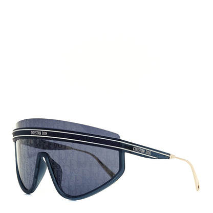 Christian Dior Oblique Mask DiorClub M2U Sunglasses Translucent Blue 1 of 8
