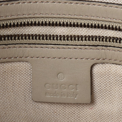 Gucci Guccissima Medium Scarlett Stud Tote Off White 6 of 10