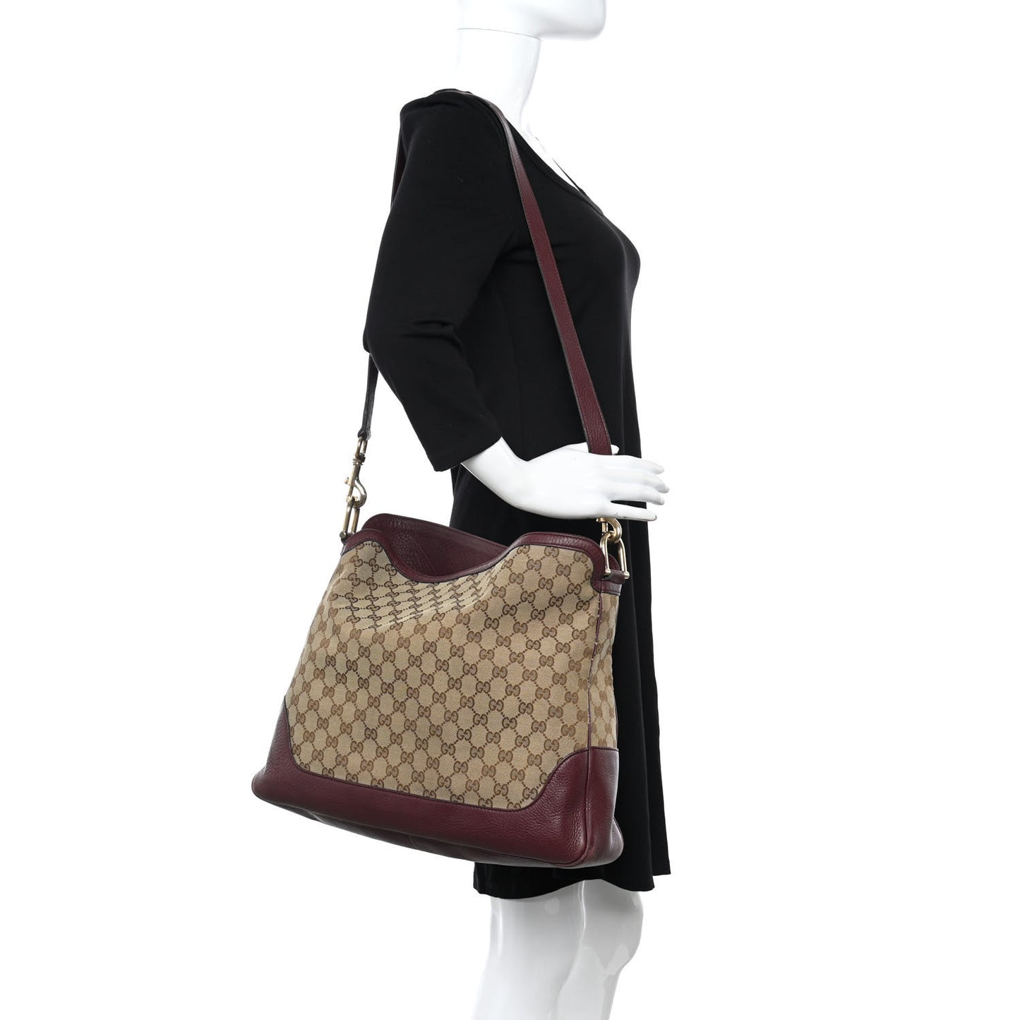 Monogram Medium Diana Bamboo Shoulder Bag Dark Purple