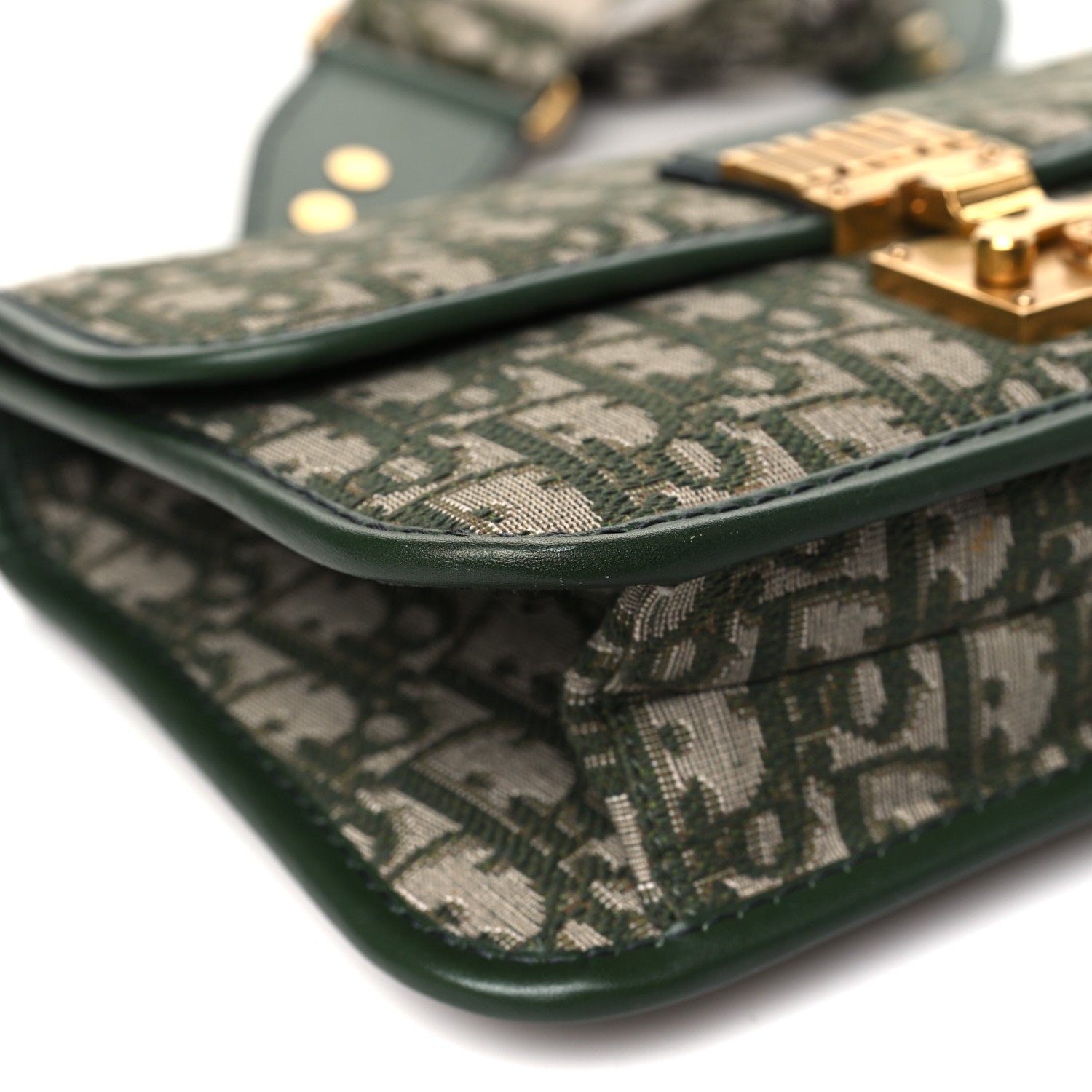 Christian Dior Oblique DiorAddict Flap Bag Green 8 of 9