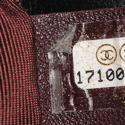 Chanel Calfskin Diamond Debossed Medium Cosmos Flap Black 7 of 7