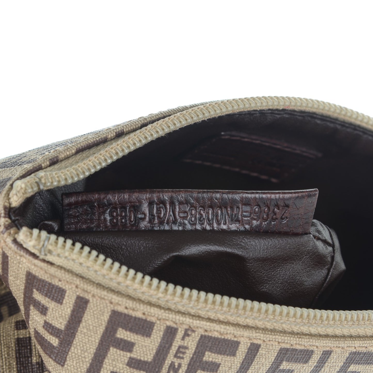 Zucchino Spalmati Forever Large Cosmetic Pouch Tobacco