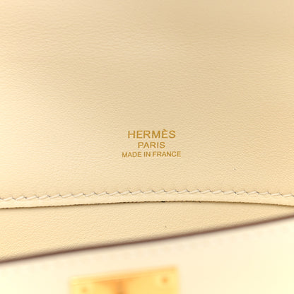 Hermes Swift Kelly Cut Clutch Pochette Nata 6 of 8