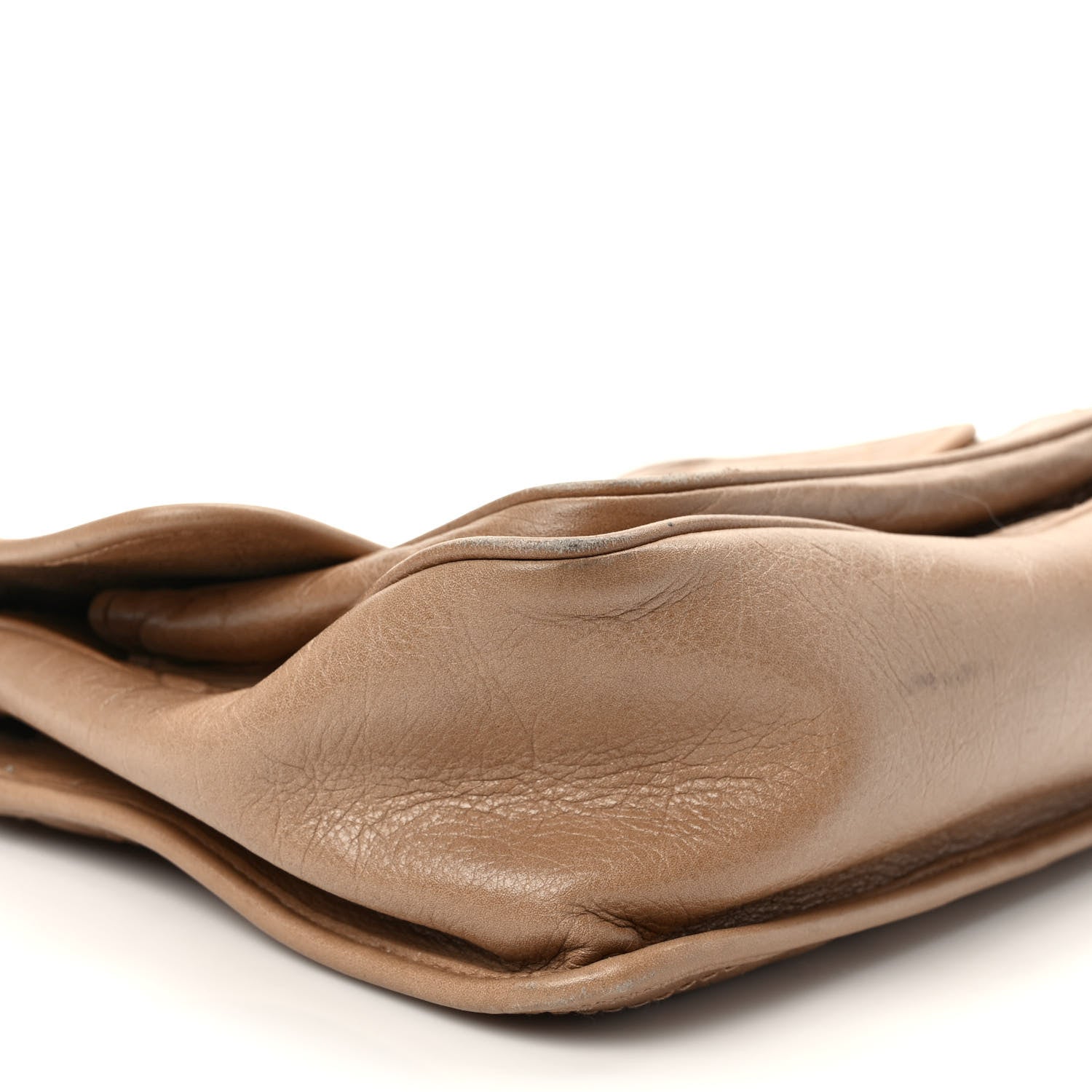 Saint Laurent Crinkled Calfskin Matelasse Monogram Medium Niki Chain Satchel Dark Toffee 7 of 10