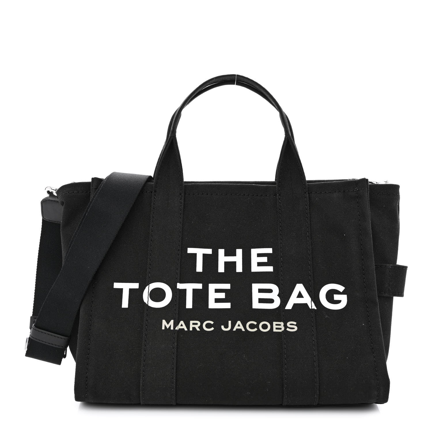 Marc Jacobs Cotton Canvas Medium The Tote Black 1 of 10