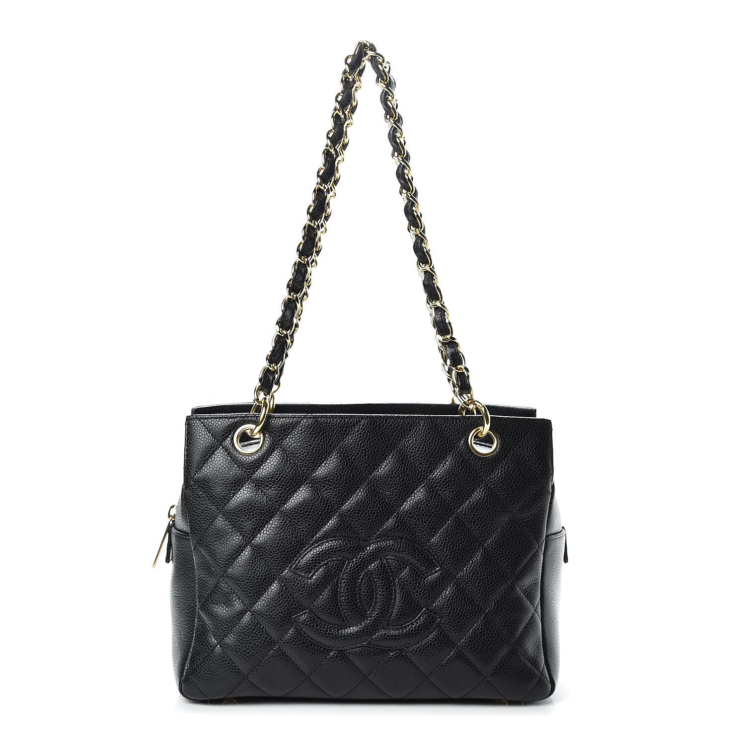Chanel Caviar Quilted Petit Timeless Tote PTT Black 1 of 13