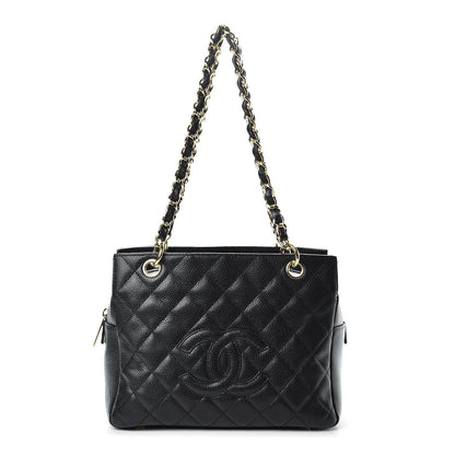 Chanel Caviar Quilted Petit Timeless Tote PTT Black 1 of 13