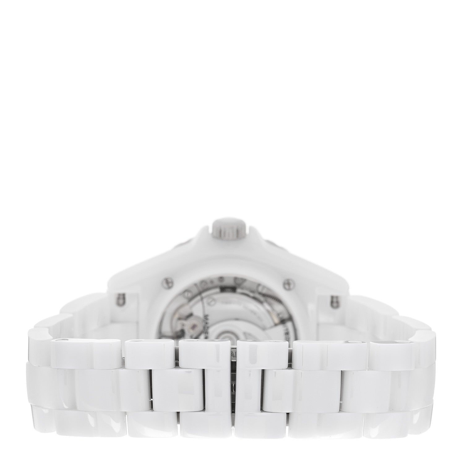 Chanel Stainless Steel Ceramic 38mm J12 Limited Edition Mademoiselle La Pausa Automatic Watch White 3 of 5