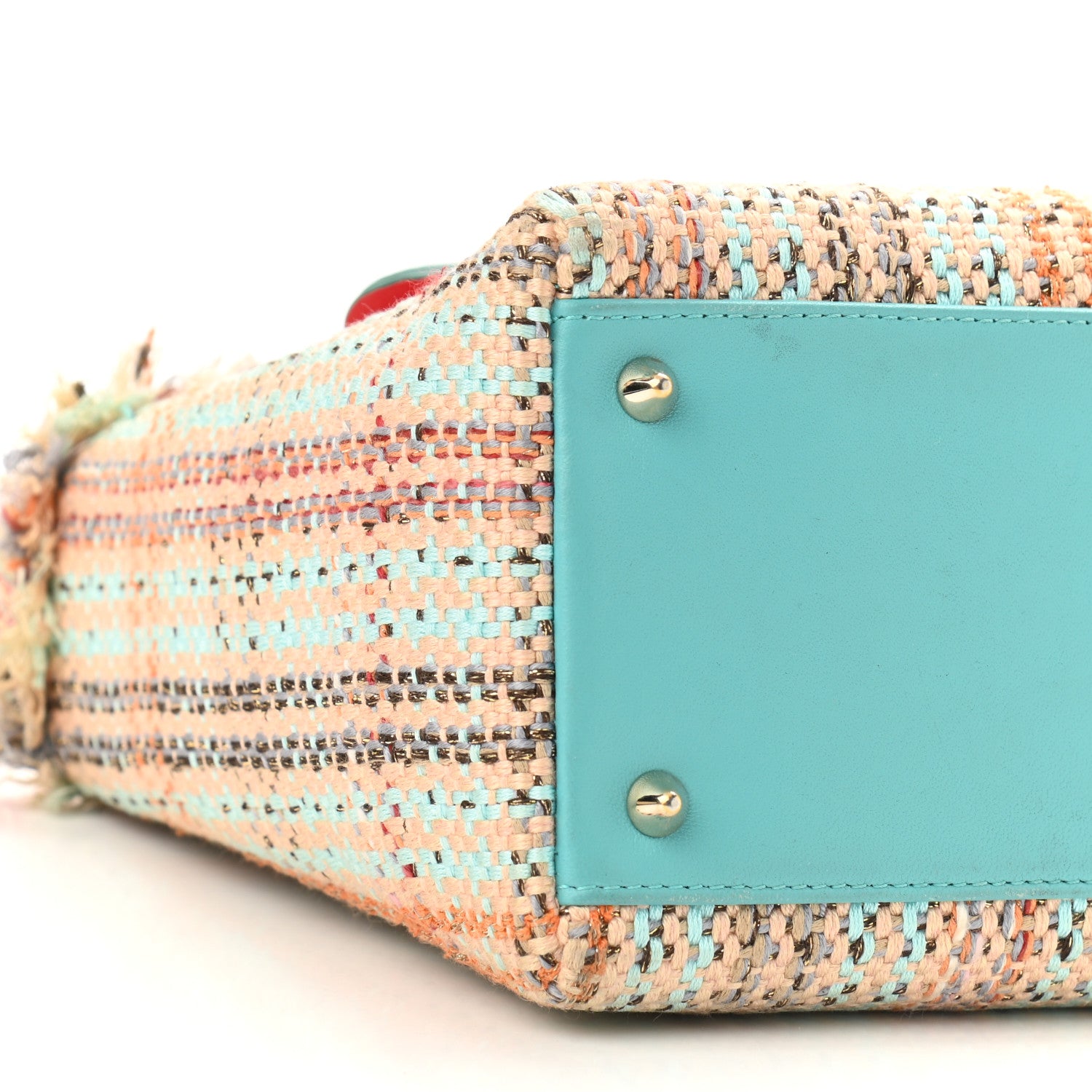 Christian Dior Tweed Heart Deco Medium Lady Dior Multicolor 8 of 9
