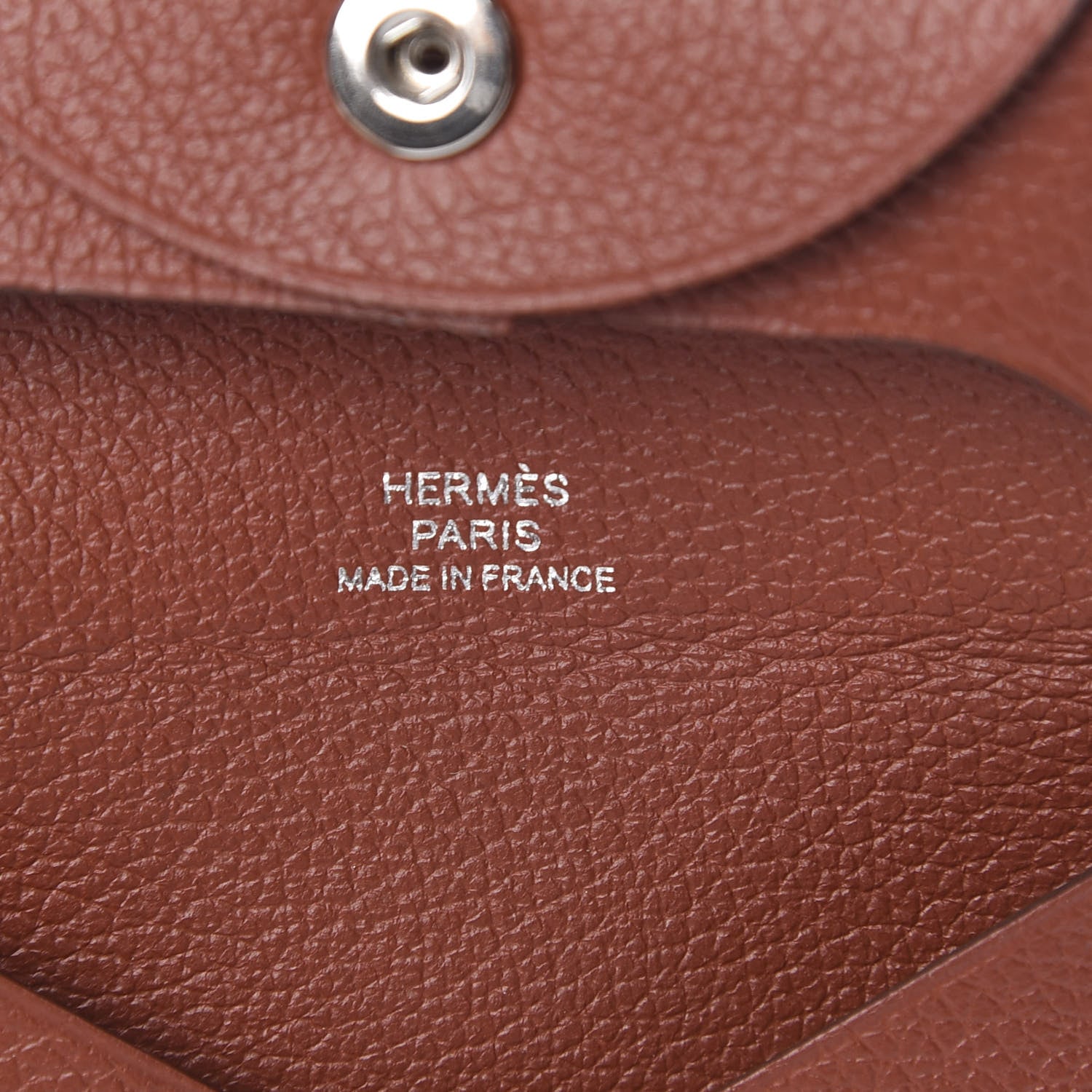 Hermes Evercolor Bastia Coin Purse Brique 6 of 8