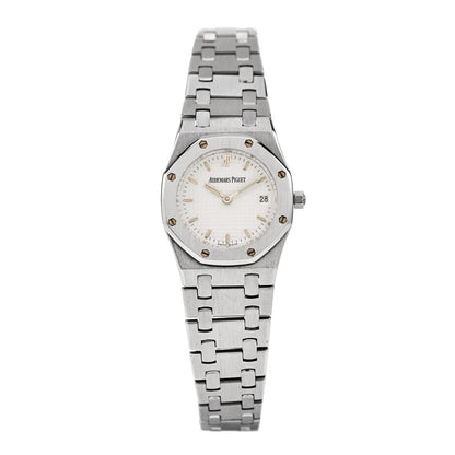 Audemars Piguet Stainless Steel 25mm Royal Oak Quartz Watch White 66270ST 1 of 4