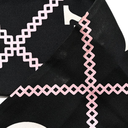 Louis Vuitton Silk Monogram Croisillon Bandeau Black 4 of 11