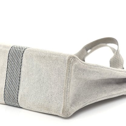 Hermes Canvas Herline MM Tote Light Grey 7 of 7