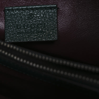Gucci Grainy Calfskin Small Zumi Top Handle Bag Vintage Green 7 of 12