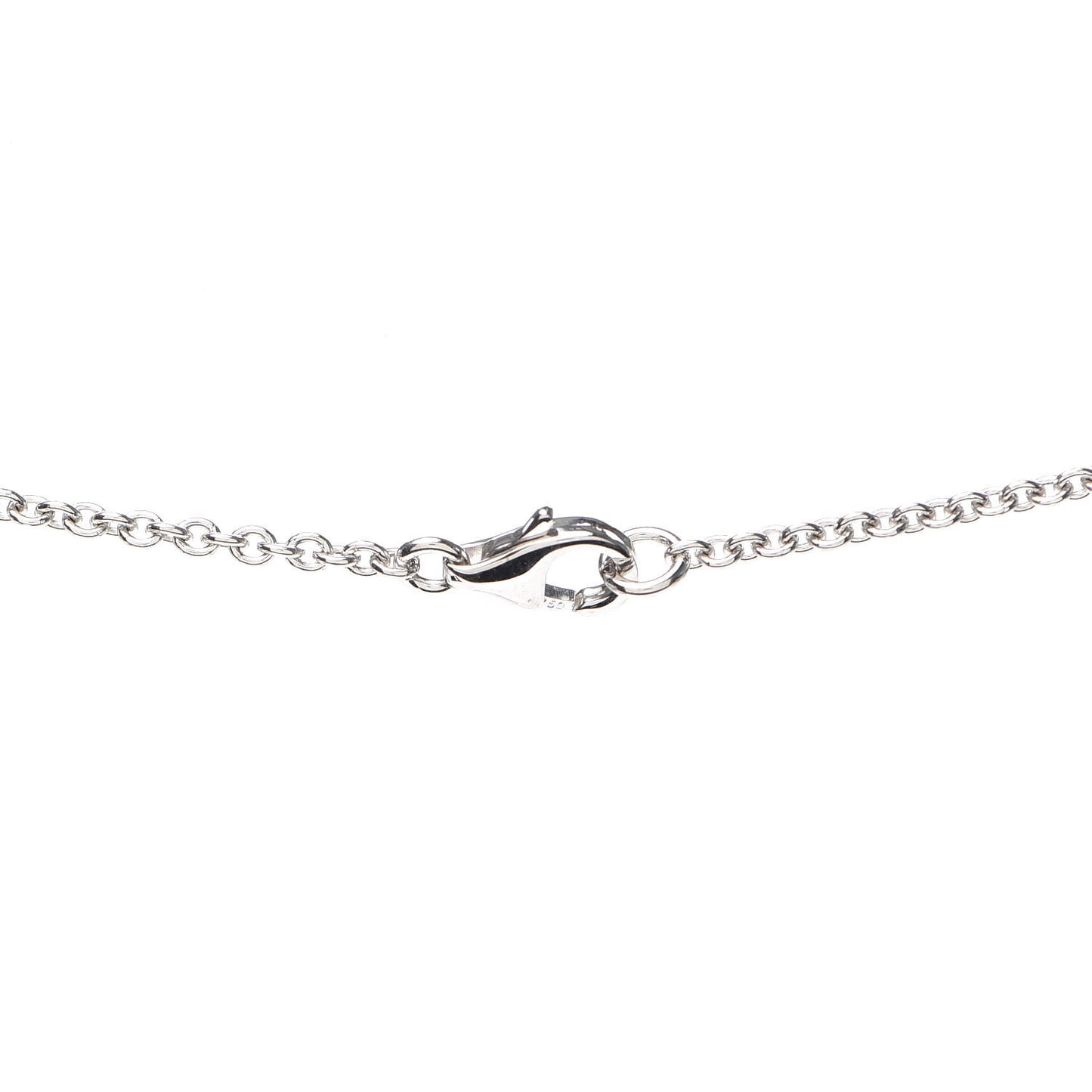 18K White Gold Interlocking LOVE Necklace