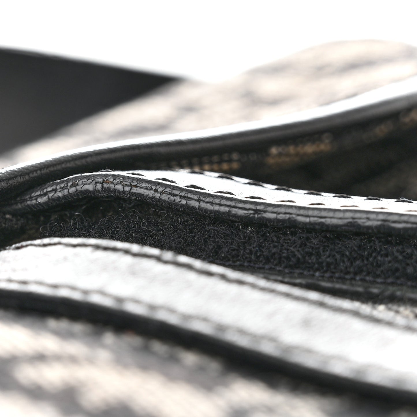 Monogram Saddle Bag Black