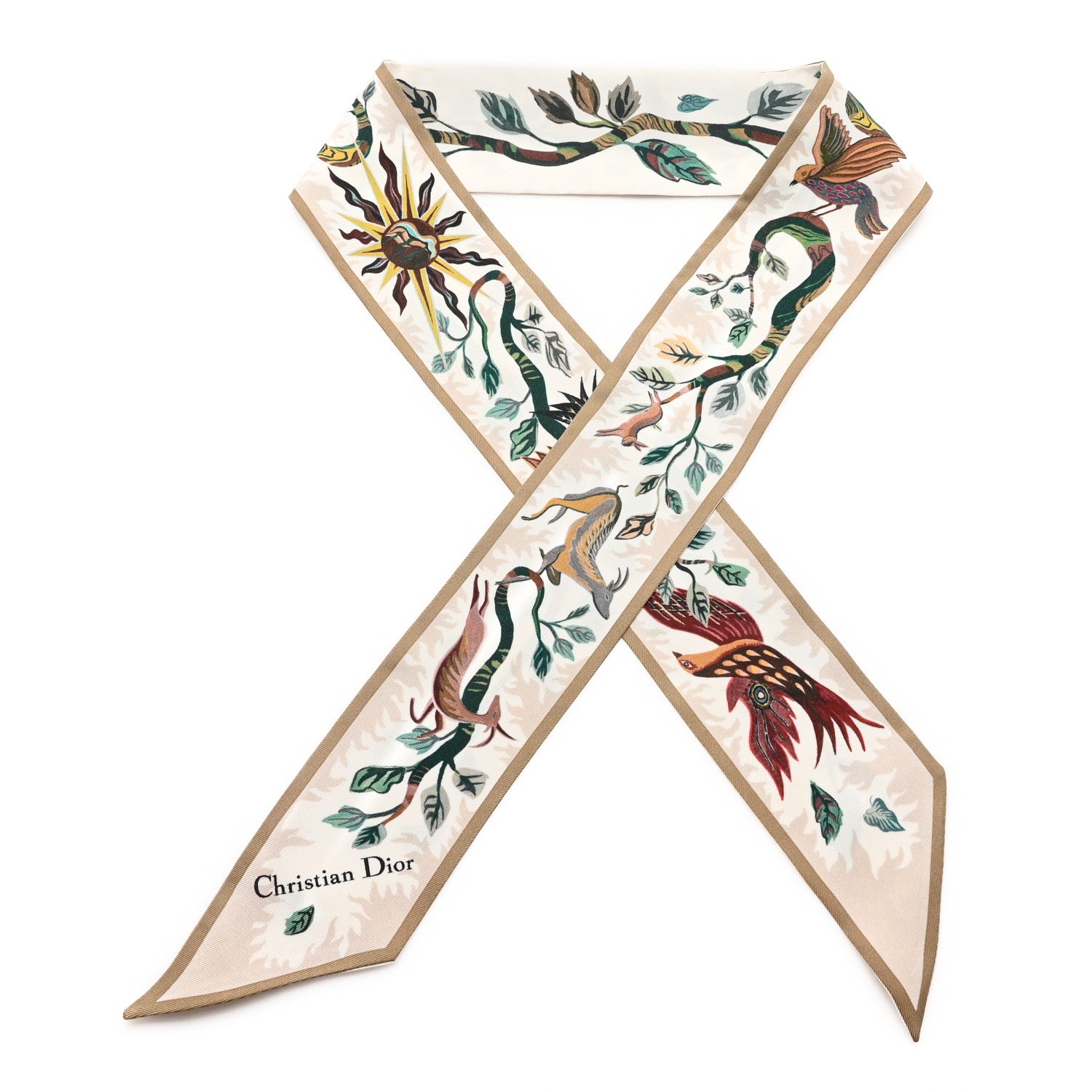 Christian Dior Silk Mitzah Scarf Multicolor 1 of 3