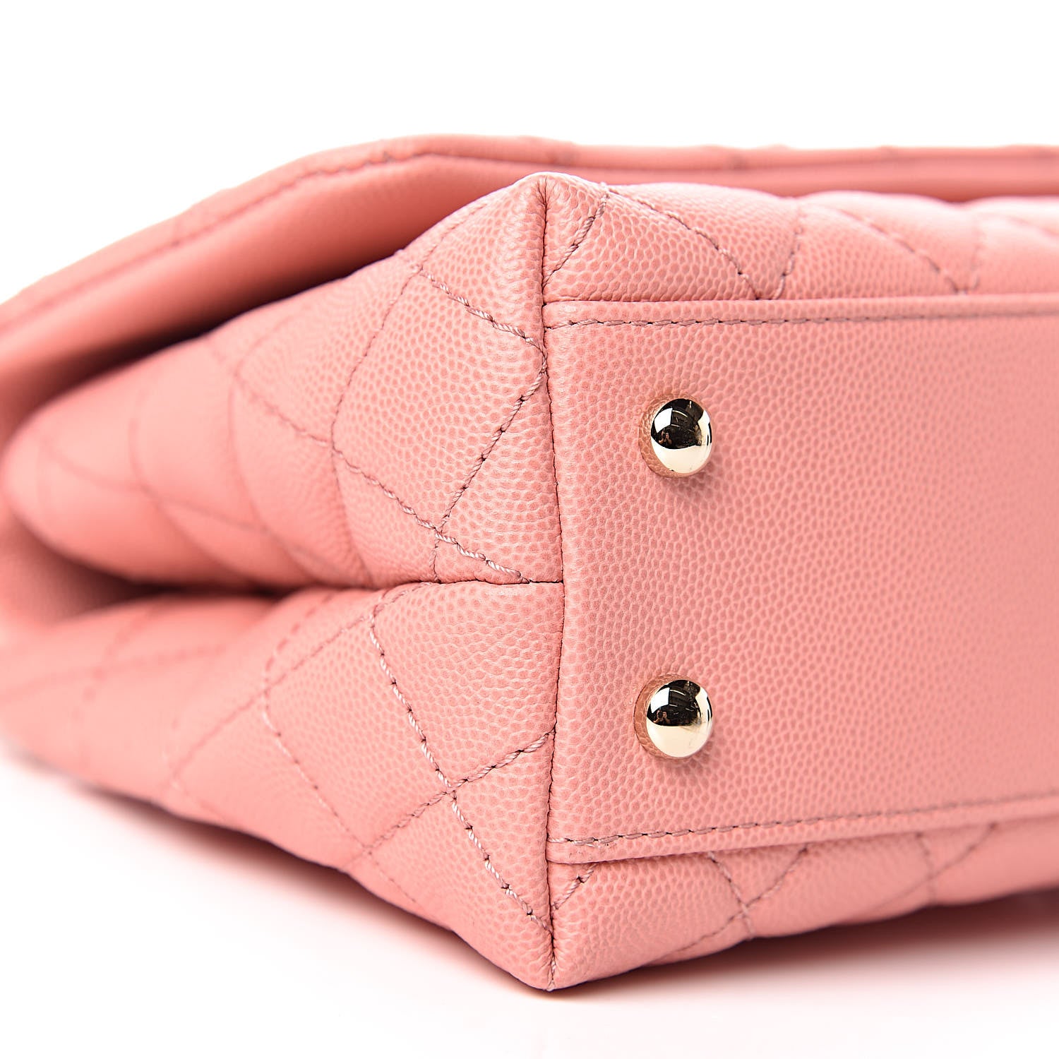 Chanel Caviar Quilted Mini Coco Handle Flap Pink 11 of 13
