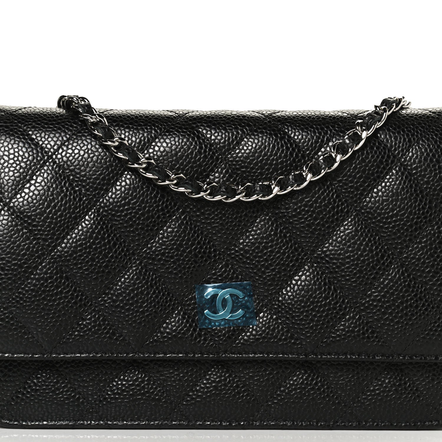 Chanel Caviar Quilted Wallet On Chain WOC Black 8 of 13