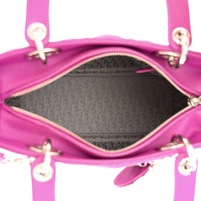 Christian Dior Lambskin Cannage Medium Lady Dior Pink 4 of 10