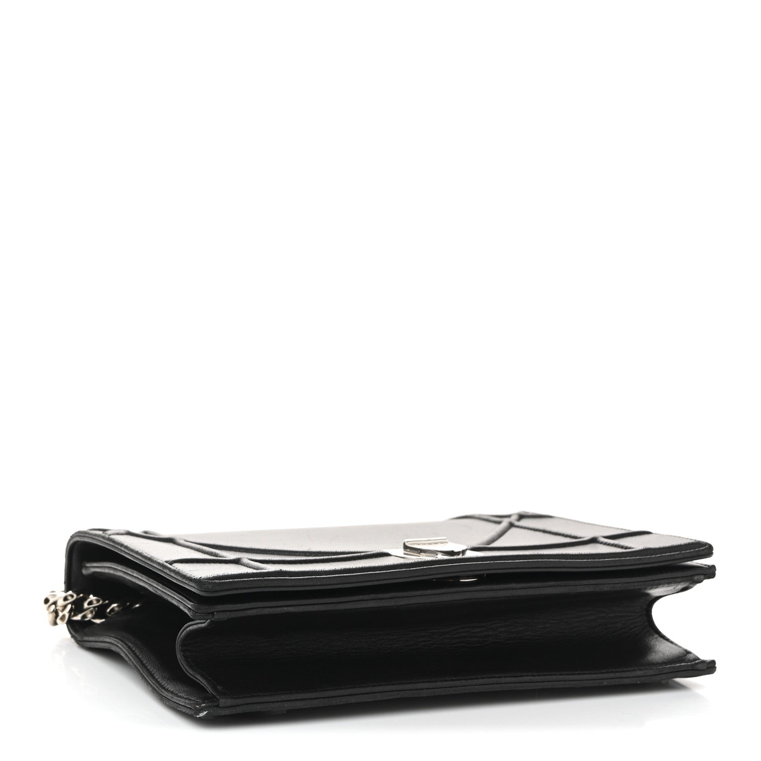Christian Dior Lambskin Medium Diorama Flap Bag Black 4 of 13