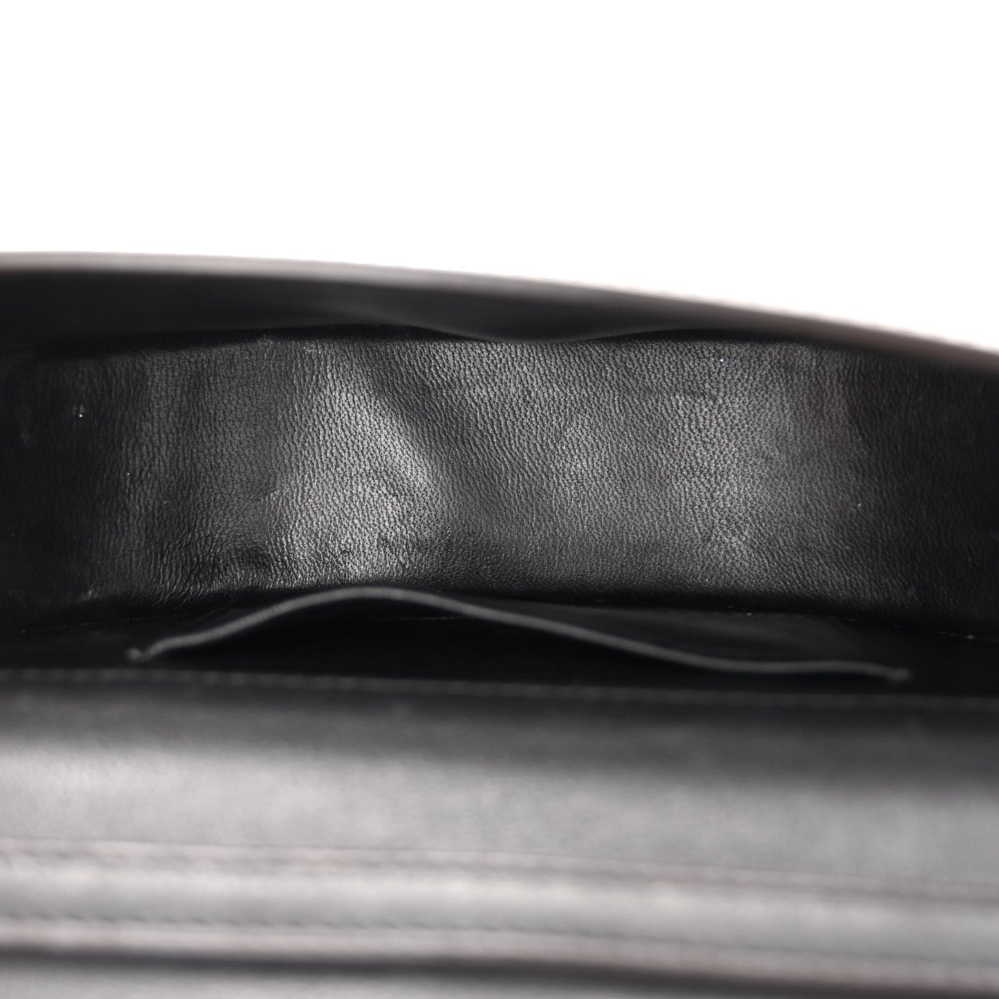 Calfskin Small Nile Bracelet Minaudiere Bag Black