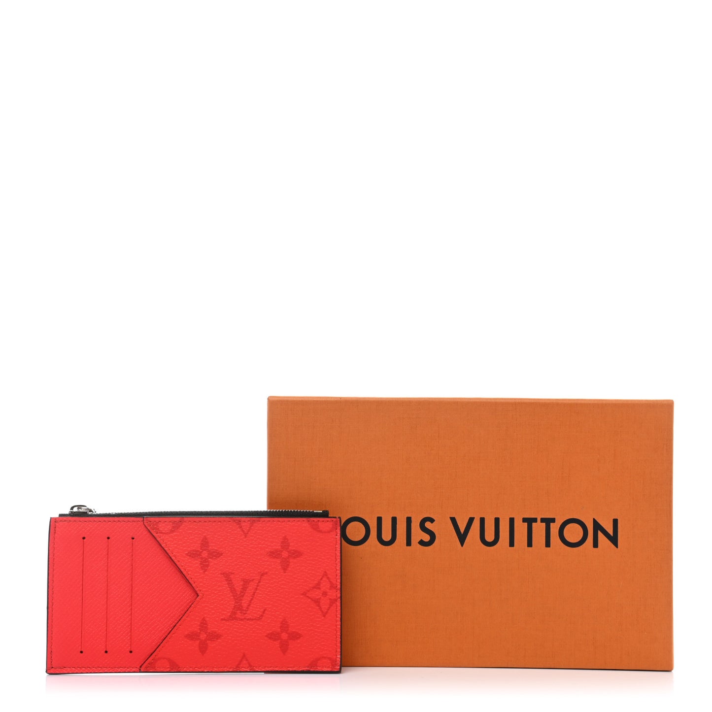 Taigarama Coin Card Holder Fire Red