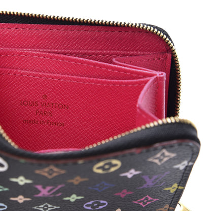 Louis Vuitton Monogram Multicolor Zippy Coin Purse Black Grenade 6 of 7