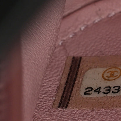 Chanel Aged Glazed Calfskin Quilted Straight Lined Flap Black 8 of 11