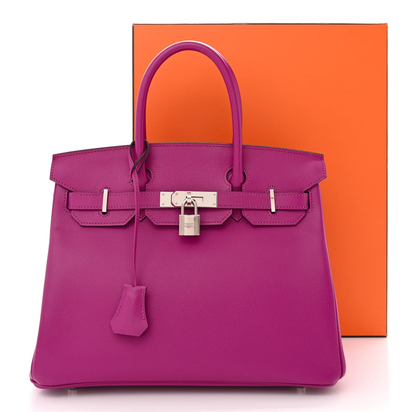 Epsom Birkin 30 Rose Pourpre