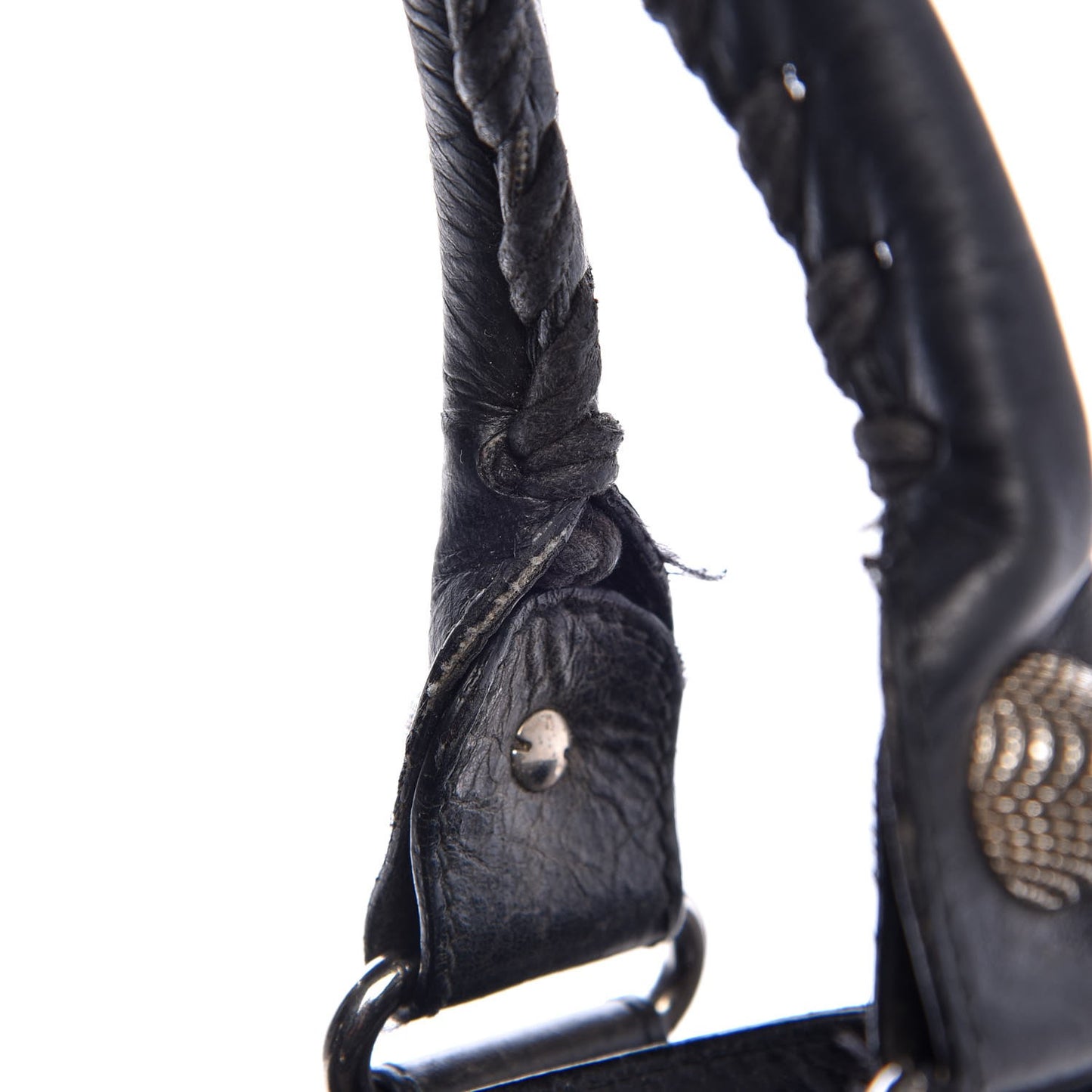Agneau Giant 21 Silver Hardware Part Time Black