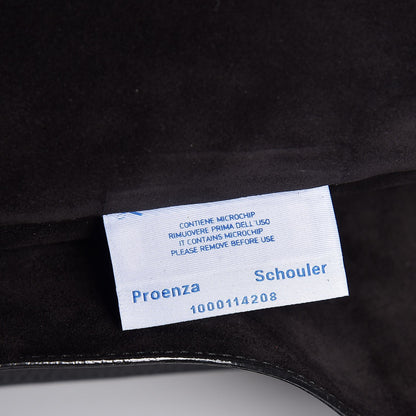 Proenza Schouler Pebbled Calfskin Double Sided PS Courier Bag Black 8 of 8