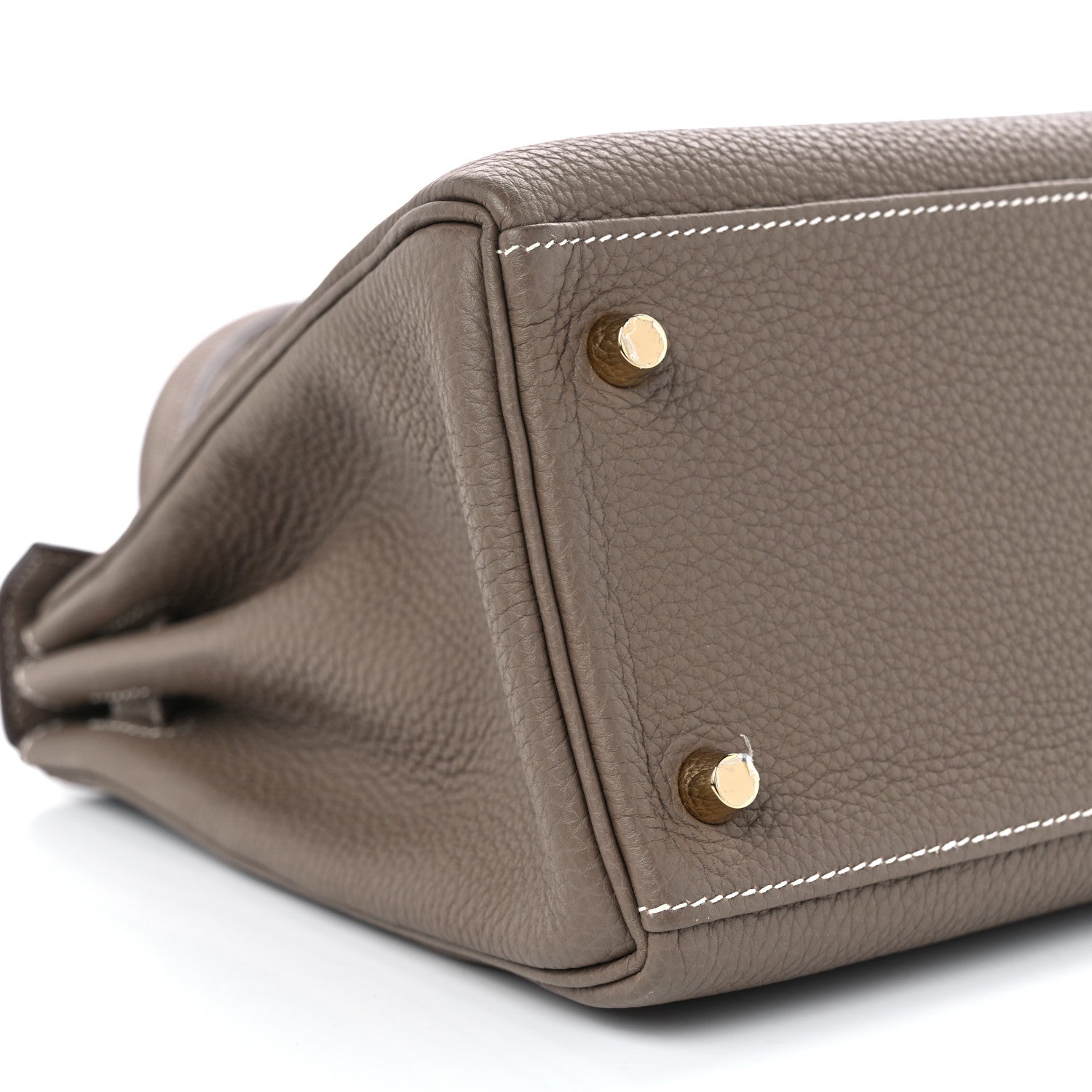 Hermes Togo Kelly Retourne 28 Etoupe 9 of 11