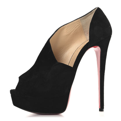 Christian Louboutin Veau Velours Verita 150 Pumps 37.5 Black 1 of 8