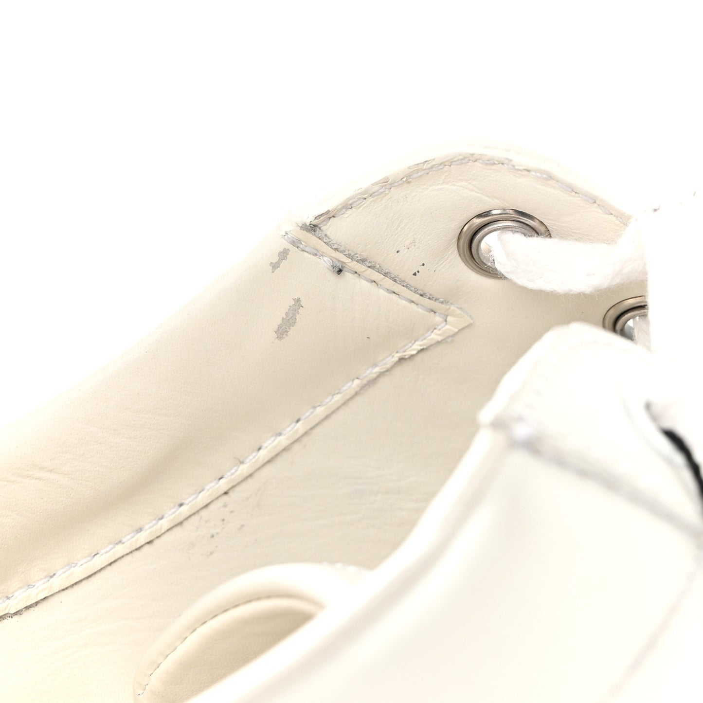 Calfskin Crocodile Web Mens Ace Sneakers 10.5 White Green