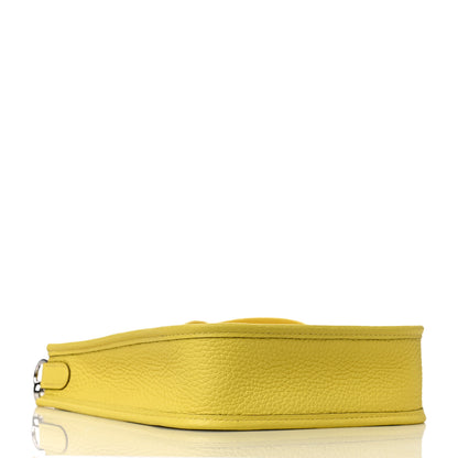 Hermes Taurillon Clemence Evelyne TPM Lime 4 of 10