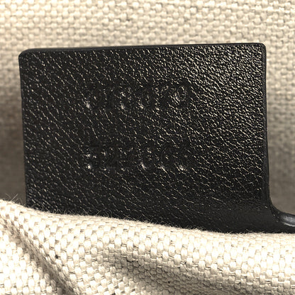 Gucci Wonka Grain Calfskin GG Monogram Star Embossed Medium GG Tote Black 7 of 10