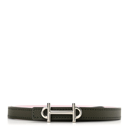 Hermes Swift Epsom 13mm Gamma Belt 80 32 Mauve Pale Vert De Gris 1 of 7