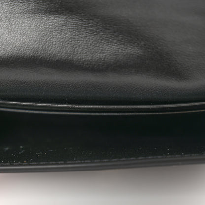 Celine Shiny Calfskin Triomphe Flap Card Holder Black 4 of 7