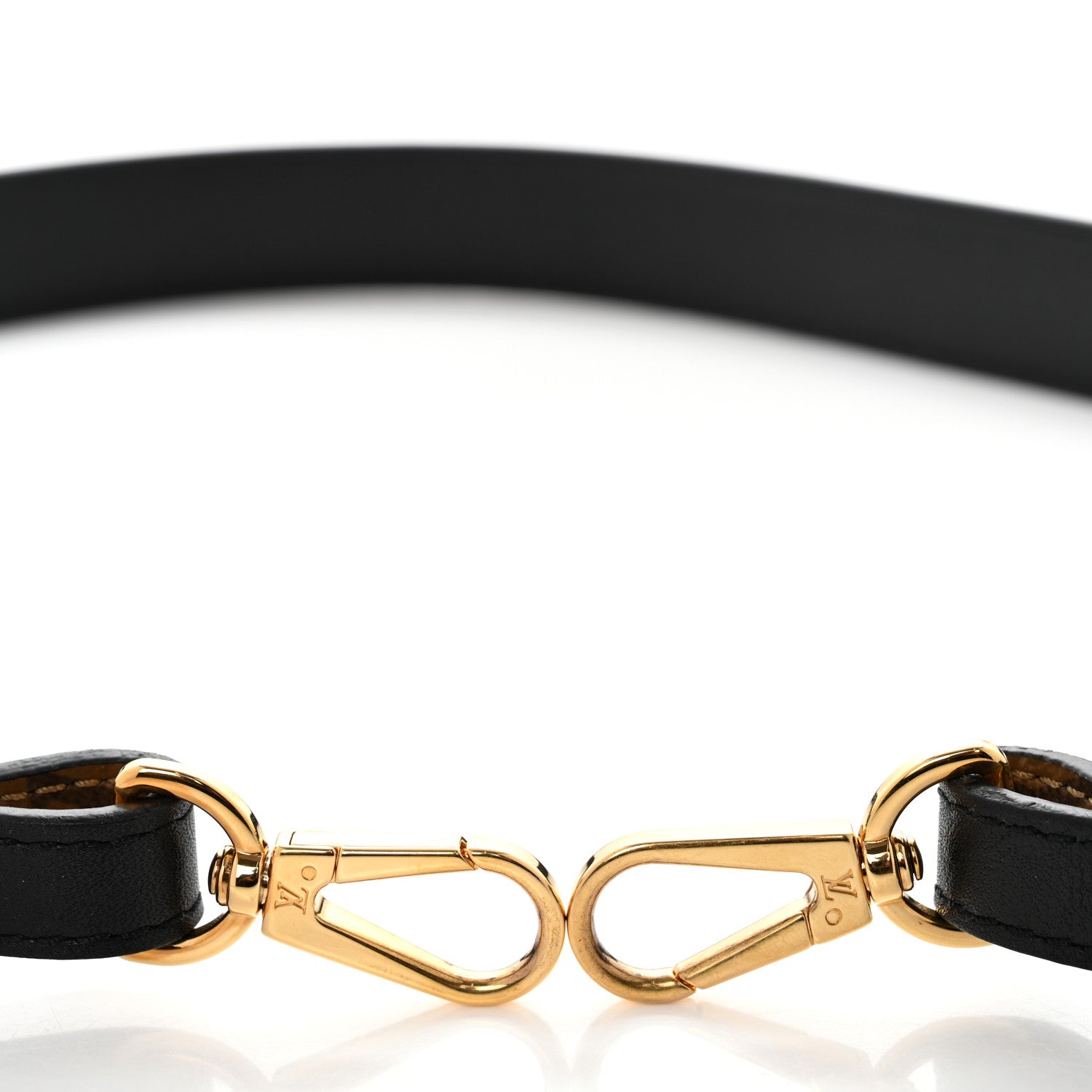 Louis Vuitton Reverse Monogram Bandouliere Shoulder Strap XL Black 4 of 5