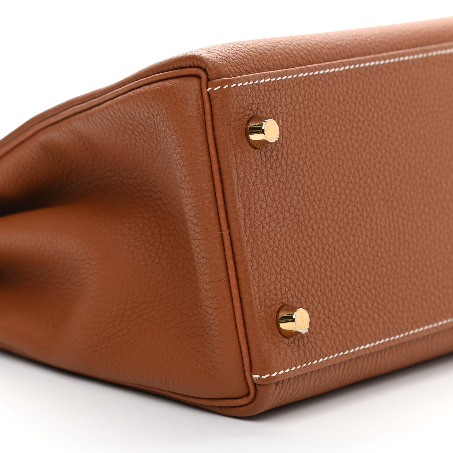 Hermes Taurillon Clemence Kelly Retourne 28 Gold 9 of 12