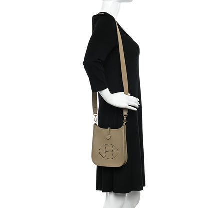Hermes Taurillon Clemence Amazone Evelyne TPM Beige Marfa 2 of 10
