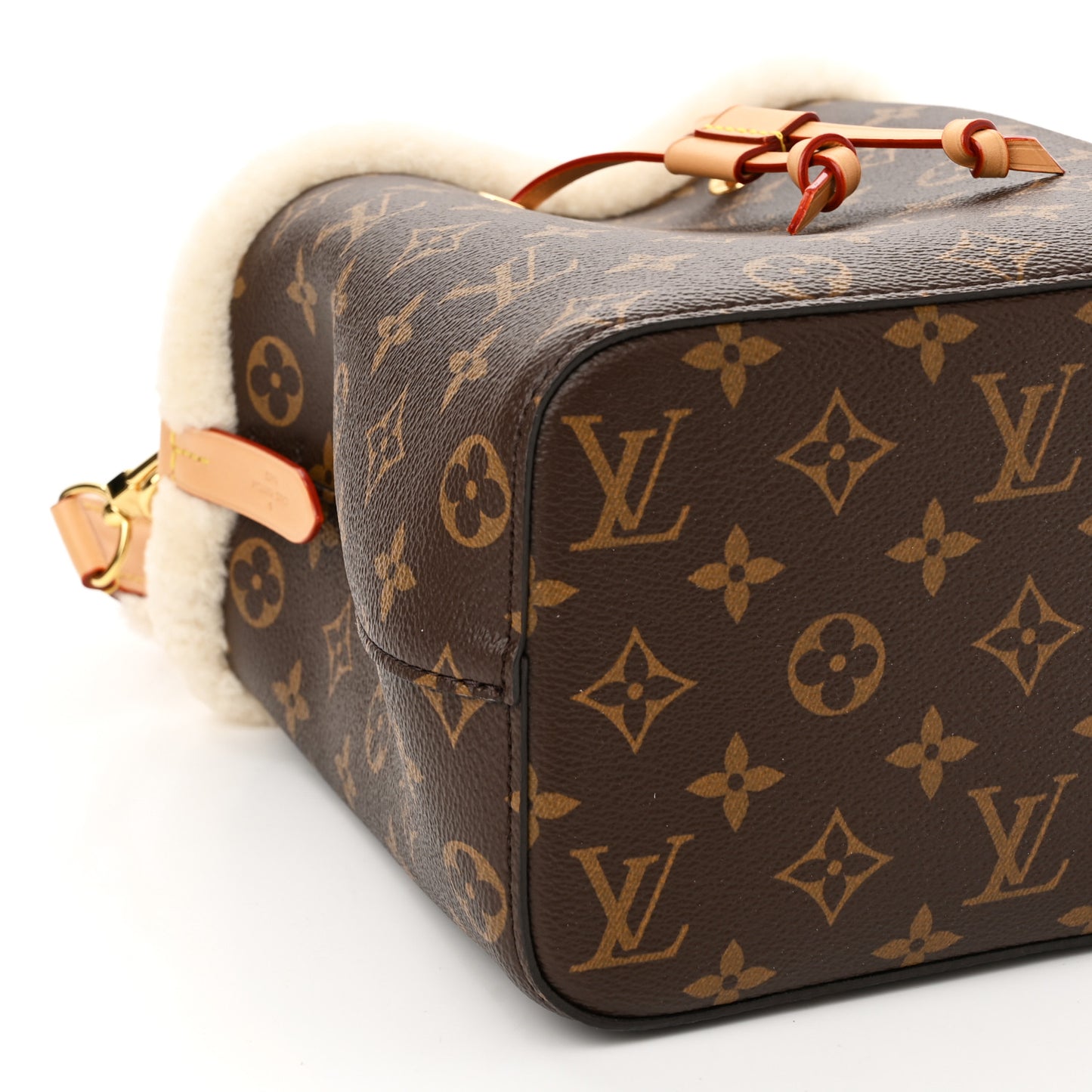 Monogram Shearling Cozygram Neonoe BB