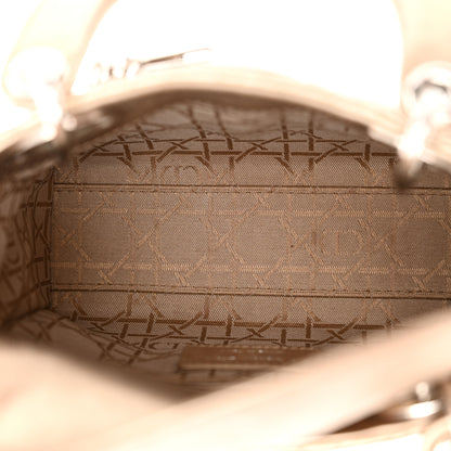 Christian Dior Metallic Lambskin Cannage Mini Lady Dior Gold 5 of 13