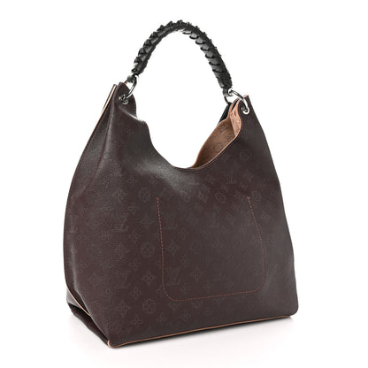 Louis Vuitton Mahina Carmel Hobo Chocolate 3 of 9